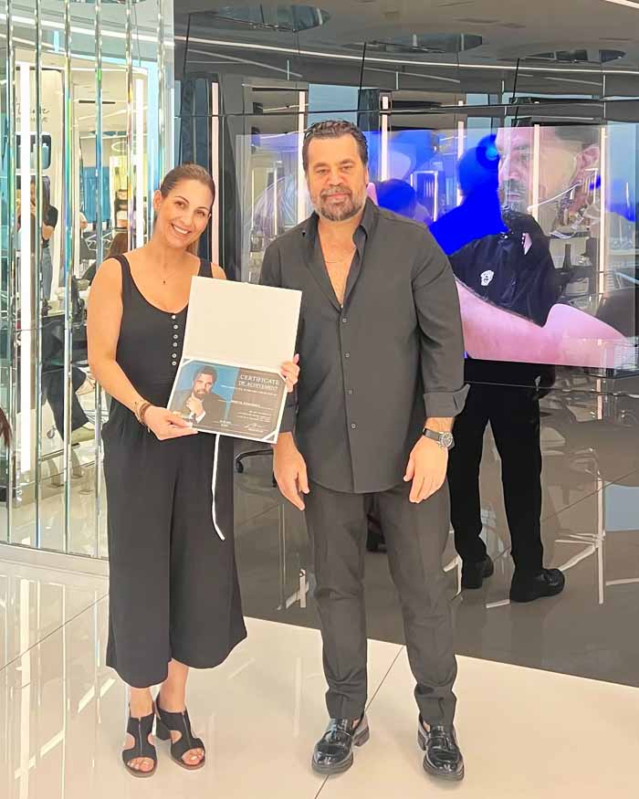 Advanced Hair Designing Workshop with Mounir in Dubai.